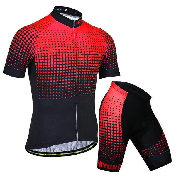 SIILENYOND Vandalin 100% Polyester MTB Bike Clothing Racing Bicycle Clothes Maillot Ropa Ciclismo Mans Cycling Jerseys Set