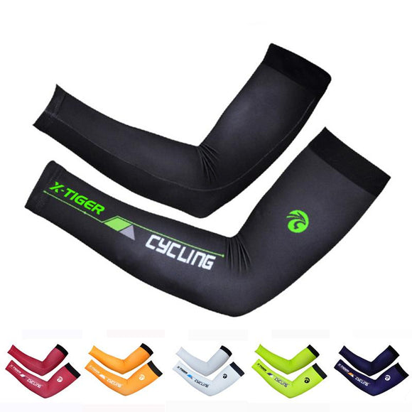2016 X-Tiger Breathable Cycling Sport Armwarmer/Summer MTB Bike Armwarmer/Black Quick-Dry Racing MTB Bicycle Ciclismo Armwarmer