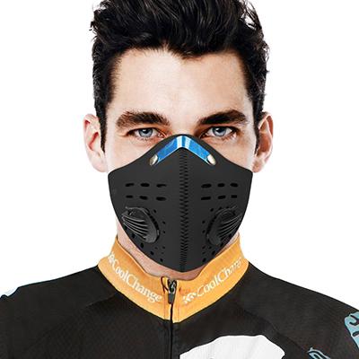 2017 CoolChange Cycling Mask With Filter 9 Colors Half Face Carbon Bicycle Bike Training Mask Mascarilla Polvo Mascaras Ciclismo