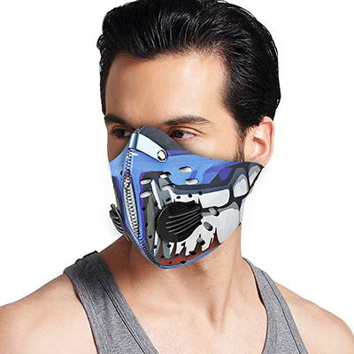 2017 CoolChange Cycling Mask With Filter 9 Colors Half Face Carbon Bicycle Bike Training Mask Mascarilla Polvo Mascaras Ciclismo