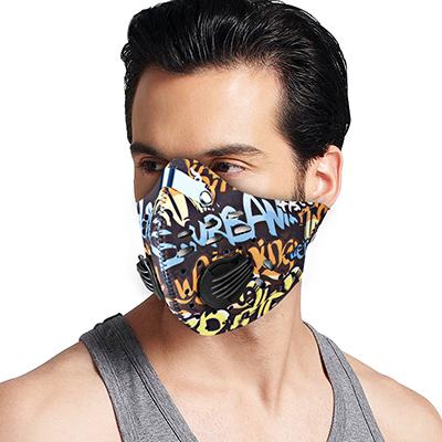 2017 CoolChange Cycling Mask With Filter 9 Colors Half Face Carbon Bicycle Bike Training Mask Mascarilla Polvo Mascaras Ciclismo