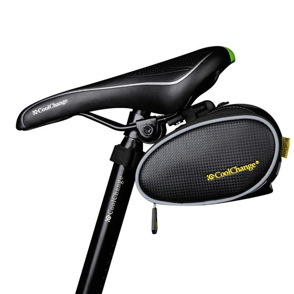 2017 CoolChange Waterproof Mountain Road Bicycle Tail Bag Saddle Bag Bike Pouch Cycling Seat Bag