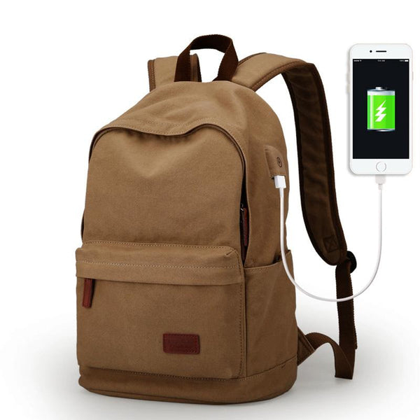 2017 Men Male Canvas Backpack College Student School Backpack Bags for Teenagers Vintage Mochila Casual Rucksack Travel Daypack