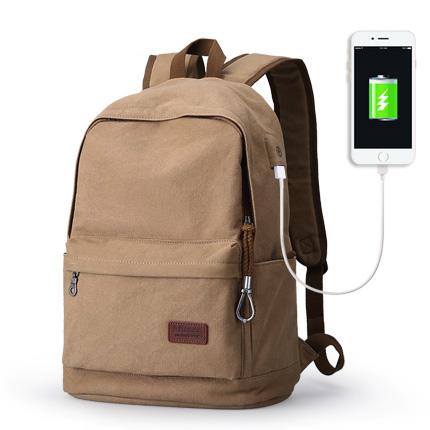 2017 Men Male Canvas Backpack College Student School Backpack Bags for Teenagers Vintage Mochila Casual Rucksack Travel Daypack