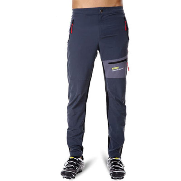 ACACIA Black Grey Breathable Soft Bicycle Safety Reflective Elastic Waist Pants Spring Autumn Men Cycling Long Pants 02997