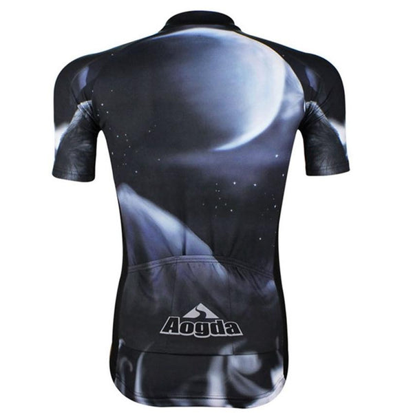 AOGDA Bike jersey Cycling mtb bicicleta racing Wolf jacket Cycling Clothing roupa ciclismo Men Short Sleeve Shirts Sportswear