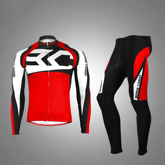 BASECAMP Cycling Full-sleeve Jersey Set Spring/Autumn Long-Sleeved Cycling Clothing Suit Cycling Equipment BC-531