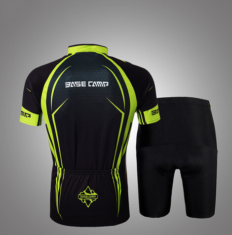 BASECAMP Short Sleeve Cycling Jersey Suit Summer New Lightweight Lycra fabric wicking UV Cycling Jersey Short Sleeve Set