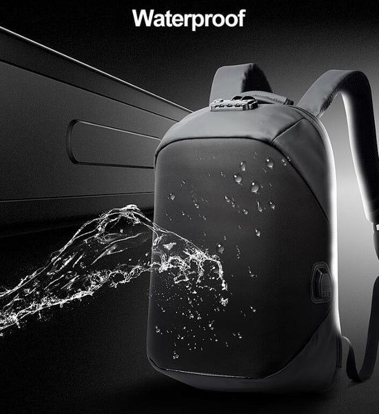 BOPAI Luxury Coded Lock Backpack for Travelling Business Men's USB Charge Port Backpack Anti Theft Women Backpack Waterproof