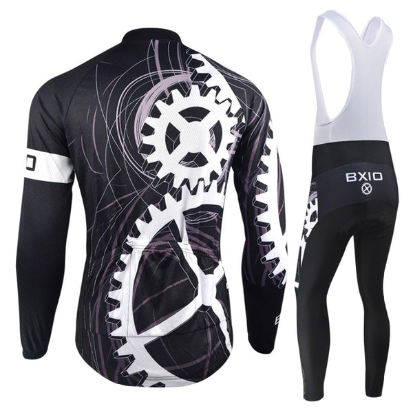 BXIO 2017 Long Sleeve Cycling Jersey Sets Winter Mens Pro Tour Racing Bicycle Clothing Uniformes De Ciclismo Para Hombre 080