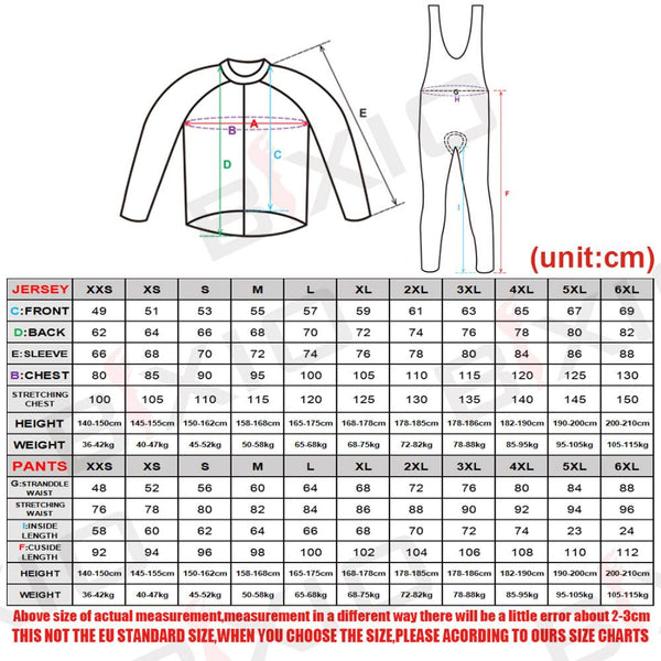 BXIO 2017 Long Sleeve Cycling Jersey Sets Winter Mens Pro Tour Racing Bicycle Clothing Uniformes De Ciclismo Para Hombre 080
