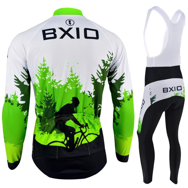 BXIO Winter Fleece Cycling Jerseys For Men Raiders Jersey Outdoor Cycling Sets Clothing Funny Pro Team Ropa Ciclismo 118