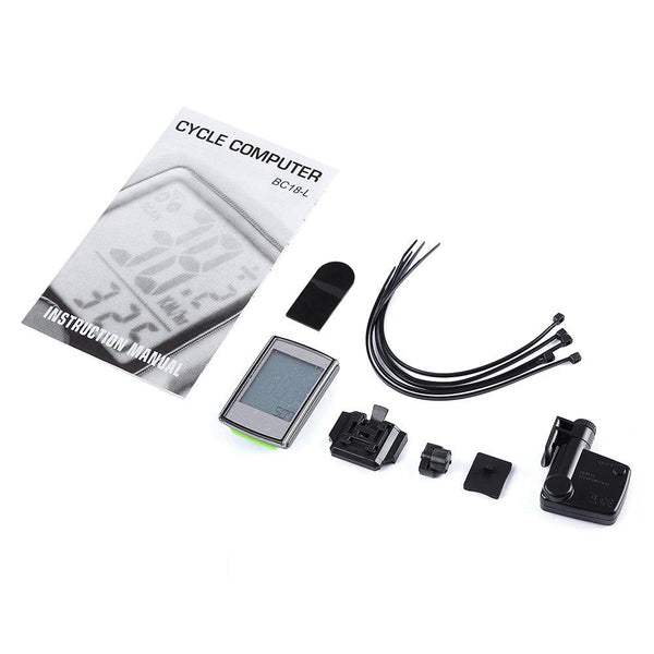 Bicycle Computer Wireless Waterproof Speedometer LCD Backlight Portable Durable Stopwatch Bicycle Accessories Hot Selling