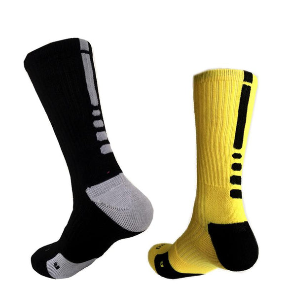 Brand Outdoor Sport New Elite Cycling Socks Men Long Coolmax Basketball Soccer Socks Male Compression Socks Men Athletic Socks