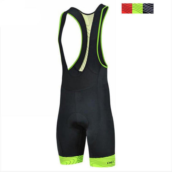 CHEJI Bicycle Bib Short CHEJI Men Outdoor Wear Bike Bicycle Cycling 3D Padded Riding Bib Shorts S-3XL 3Colors Cycling Bib Shorts