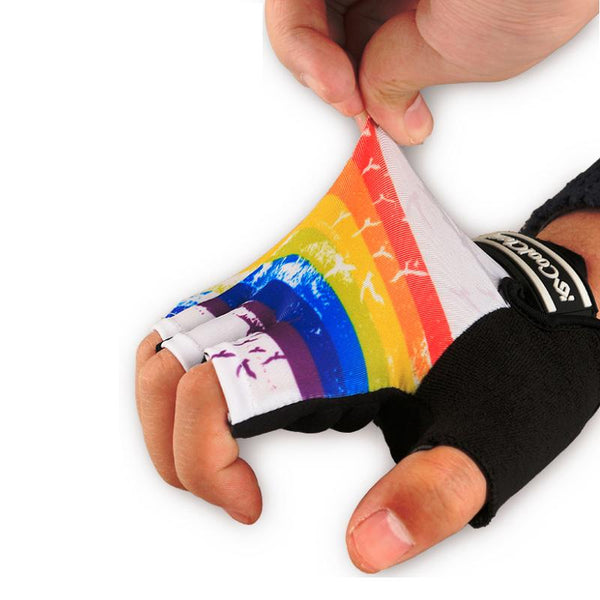 CoolChange Cycling Gloves Half Finger Mens Women's Summer Bicycle Sport Gloves Breathable Nylon MTB Bike Gloves Guantes Ciclismo