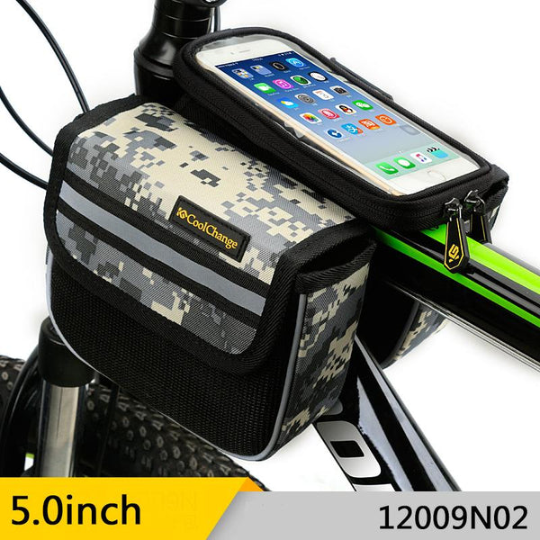 Bike Front Frame Double Pouch