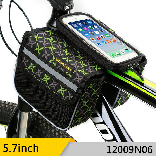 Bike Front Frame Double Pouch