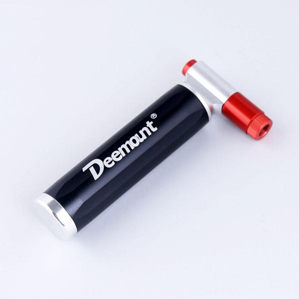Deemount Top Quality Bicycle CO2 Cartridge Air Pump Mini Portable Ball Cycling Mountain Bike Tire Pump Inflator Dual Head