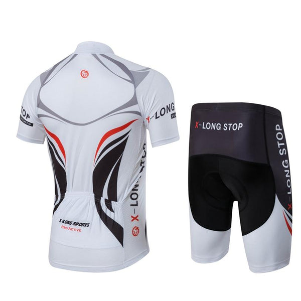 HOT Men MTB Cycling Clothing Summer bike Jersey Bib ShortsWhite Male Outdoor Sports Pro team ropa Bicycle Top Maillot Ciclismo