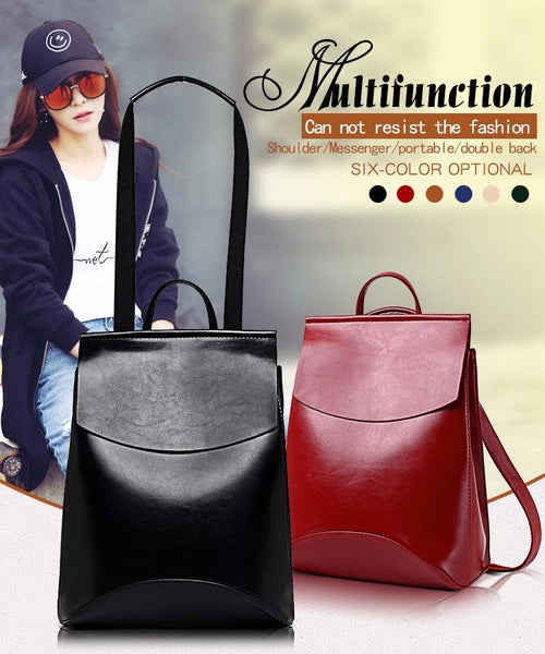 Fashion Women Backpack High Quality Youth Leather Backpacks for Teenage Girls Female School Shoulder Bag Bagpack mochila