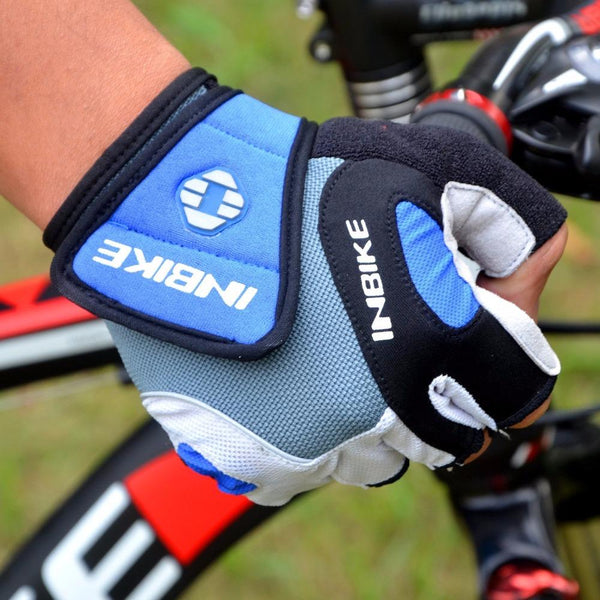 INBIKE Cycling Gloves Half Finger Bicycle Gloves Bike Gel Pad Racing Biking Gloves guantes ciclismo luva guantes bisiklet IF239