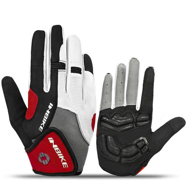 INBIKE Full Finger Touch Screen Cycling Gloves MTB Bike Bicycle Gloves GEL Padded Outdoor Sport Fitness Gloves Bike Accessories