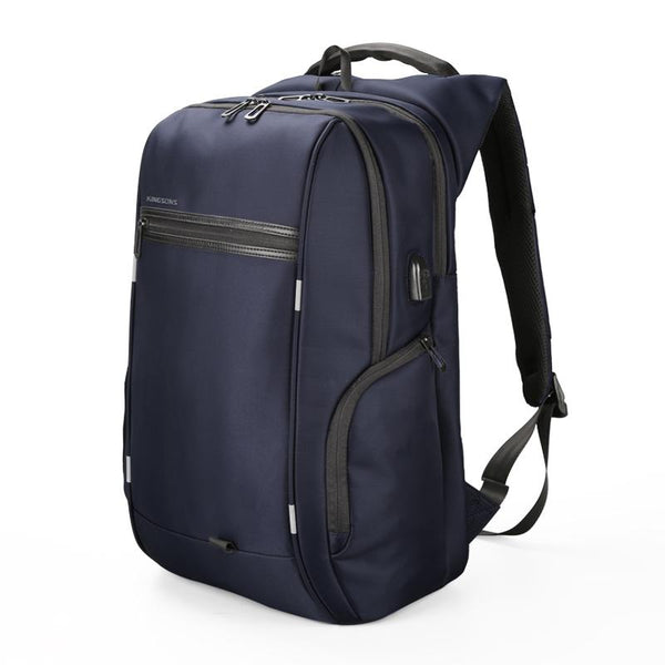 Kingsons Brand 15.6'' Men Laptop Backpack External USB Charge Antitheft Computer Backpacks Male Waterproof Bags