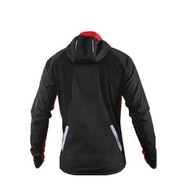 LANCE SOBIKE WINDOUT Winter Outdoor Cycling Jersey Windproof Breathable Riding Coat Men Women Long Sleeves Hooded Clothing