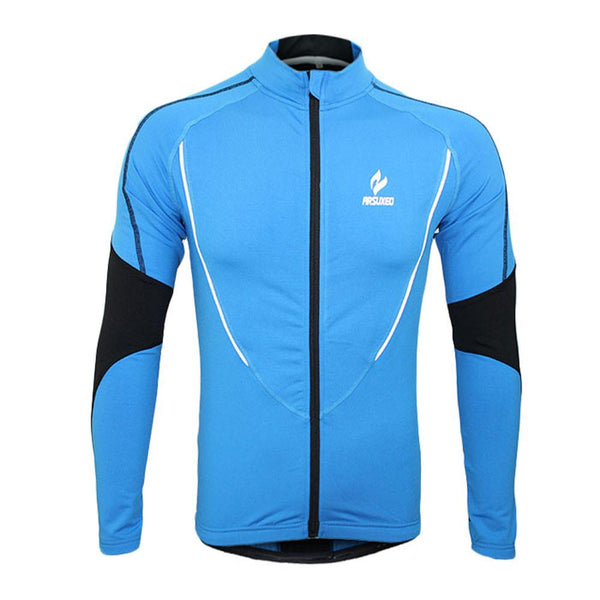M-XXL Autumn Men Women Cycling Jerseys Warm Fleece Outdoor Sport Riding Jackets Bike Breathable Reflective Long Sleeve Wind Coat