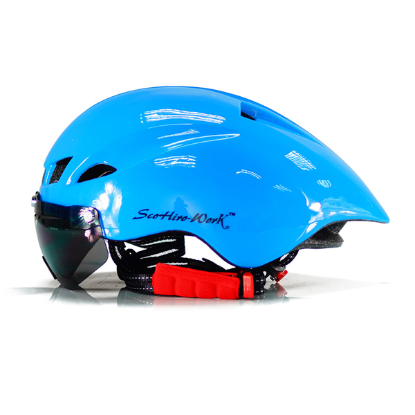 New Ultralight Bicycle Helmet With Glasses