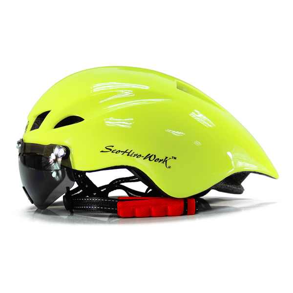 New Ultralight Bicycle Helmet With Glasses