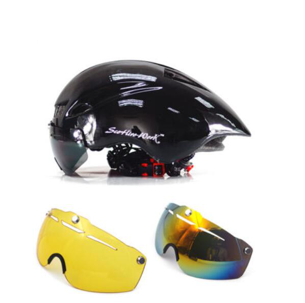 New Ultralight Bicycle Helmet With Glasses