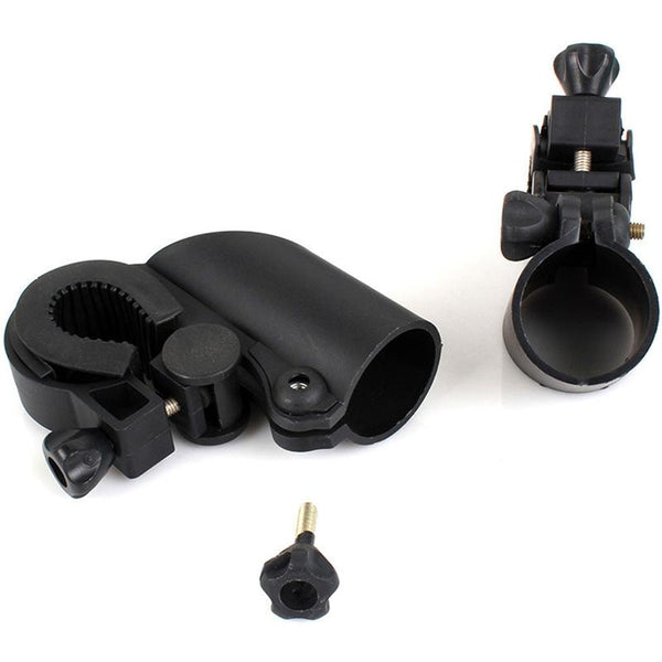 ZK20 Portable Cycling Bike Bicycle Light Lamp Stand Holder Rotation Grip Flashlight Torch Clamp Clip Mount Bracket Accessories