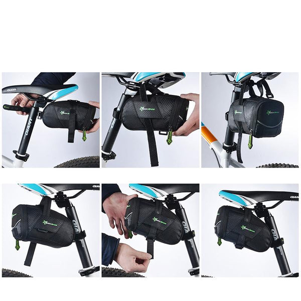 ROCKBROS Bicycle Bike Rear Top Tube Bag Waterproof MTB Mountain/Road Bike Rear Bag Bicycle Saddle Bag Cycling Rear Seat Tail Bag
