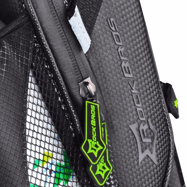 ROCKBROS Bicycle Saddle Bag With Water Bottle Pocket Waterproof MTB Bike Rear Bags Cycling Rear Seat Tail Bag Bike Accessories