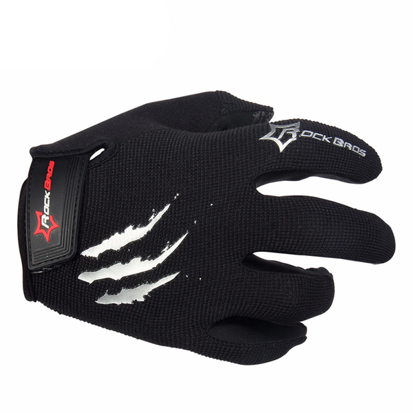 ROCKBROS Cycling Gloves Sponge Pad Long Finger Motorcycle Gloves For Bicycle Mountain Bike Glove Touch Screen MTB Gloves
