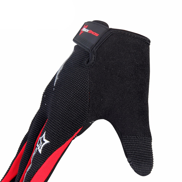 ROCKBROS Cycling Gloves Sponge Pad Long Finger Motorcycle Gloves For Bicycle Mountain Bike Glove Touch Screen MTB Gloves