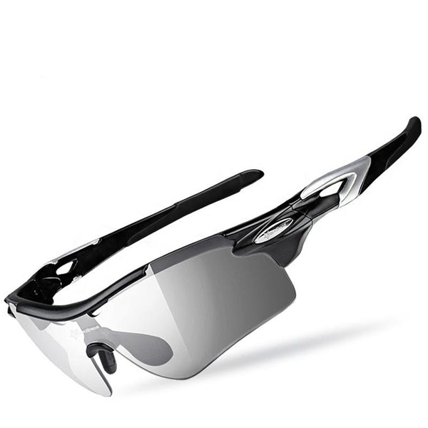 ROCKBROS Polarized Photochromic Cycling Glasses Bike Glasses Outdoor Sports Bicycle Sunglasses Goggles Eyewear Myopia Frame