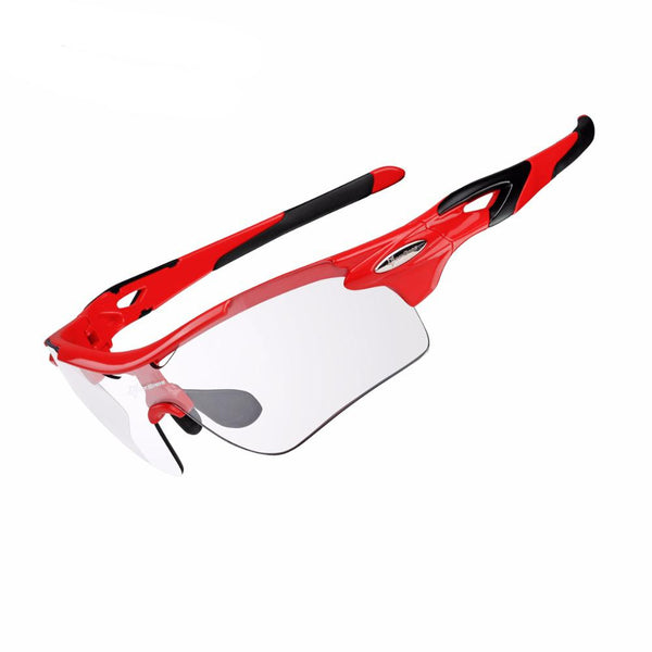 ROCKBROS Polarized Photochromic Cycling Glasses Bike Glasses Outdoor Sports Bicycle Sunglasses Goggles Eyewear Myopia Frame