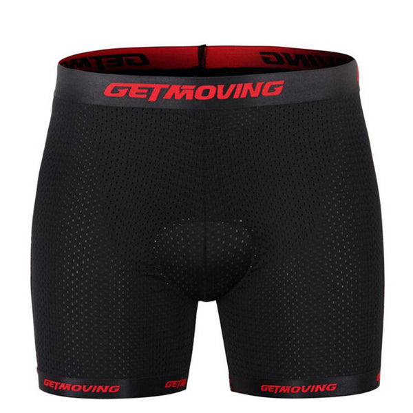 Riding Gel Shorts Bicycle Antibacterial Breathable Under Short Clothing 3D Padded Bike Briefs Men Black Underwear Cycling Shorts