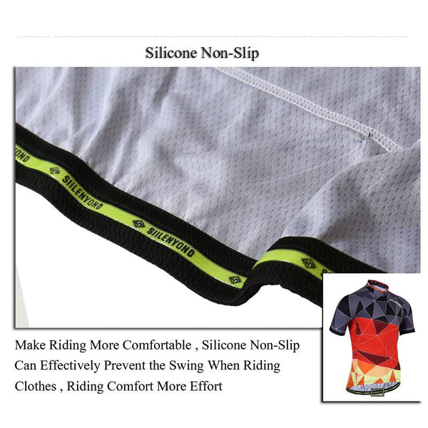 SIILENYOND Cuthbert Cycling Clothing 100% Polyester Bike Sportswear Ciclismo Jerseys MTB Bicycle Clothes Maillot Ropa Ciclista