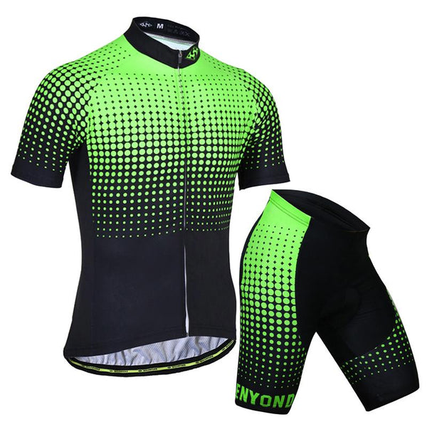 SIILENYOND Vandalin 100% Polyester MTB Bike Clothing Racing Bicycle Clothes Maillot Ropa Ciclismo Mans Cycling Jerseys Set