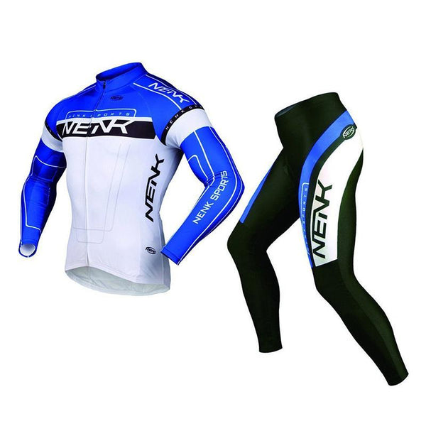 SOBIKE NENK Air Pass Team Men's Cycling Clothing Bike Bicycle Long Sleeve Jersey Jacket And Tights Pants Cooree Bike Equipments