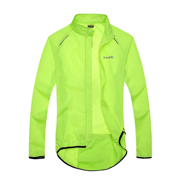 Santic Men Cycling Jacket UPF30+ MTB Bicycle Bike Rain Jacket Raincoat Long Sleeve Outdoor Sport Windproof Cycle Clothing 2017