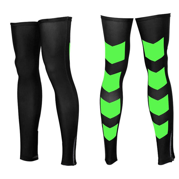 Siilenyond 2016 Cycling Legwarmers Sport Safety Running Legging Hiking Basketball Soccer Leg Warmers Protective Sportswear