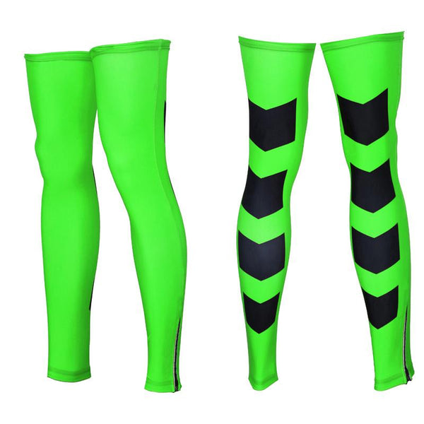 Siilenyond 2016 Cycling Legwarmers Sport Safety Running Legging Hiking Basketball Soccer Leg Warmers Protective Sportswear