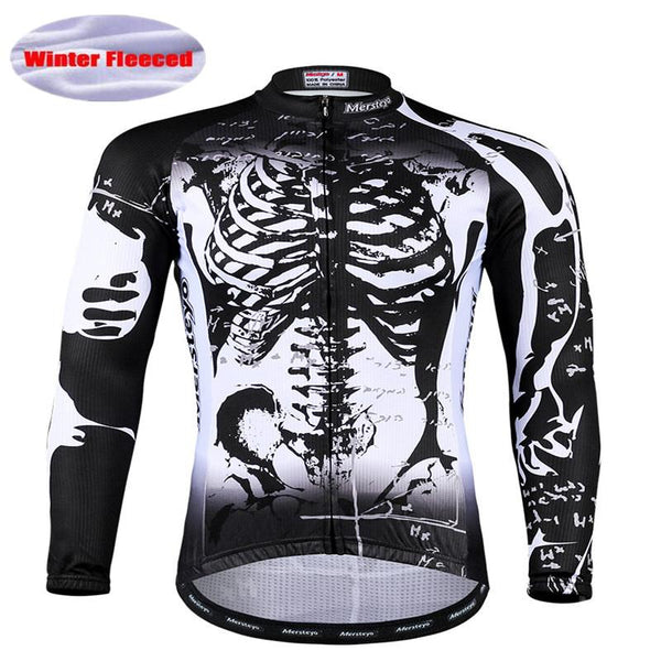 Long Cyclisme Equipe Pro MTB Bicicleta Breathable Cycling Jersey For Men Winter Thermal Fleece Bicycle Clothing Maillot Ciclismo