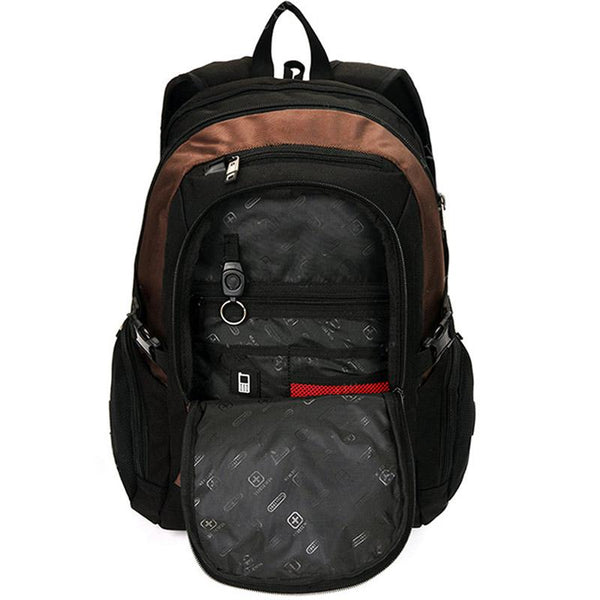 Suissewin Backpack Male Anti Theft Backpack for Laptop 15.6 Business Travel Backpack Men's Orthopedic School Backpack Rucksack