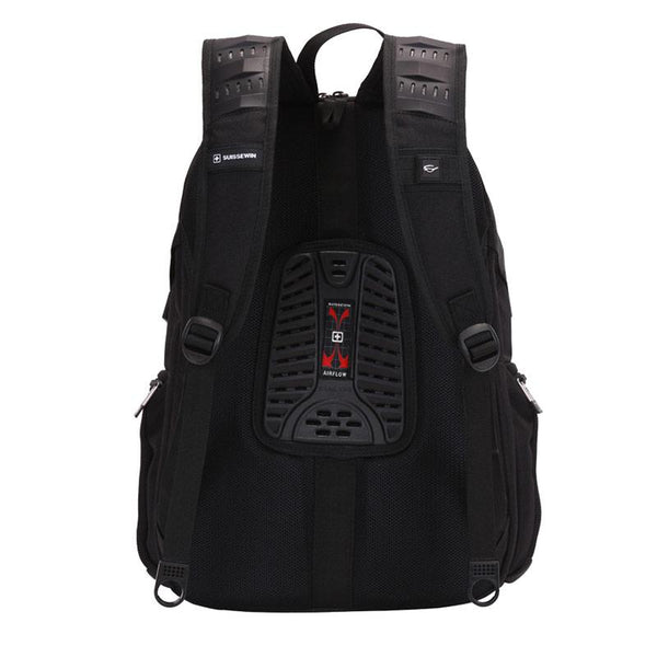Suissewin Backpack Male Anti Theft Backpack for Laptop 15.6 Business Travel Backpack Men's Orthopedic School Backpack Rucksack